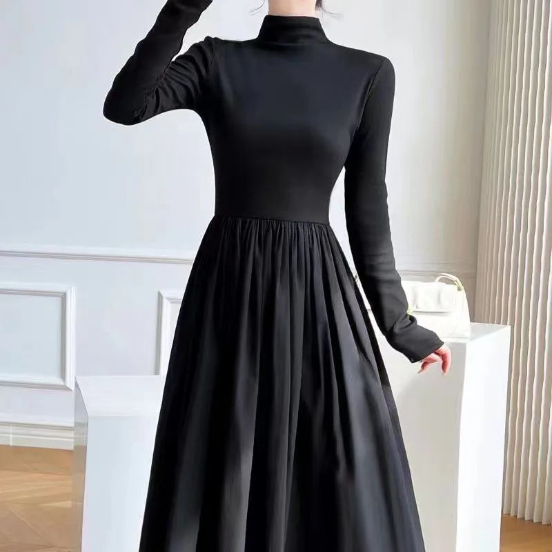 French A-Line Midi Dress