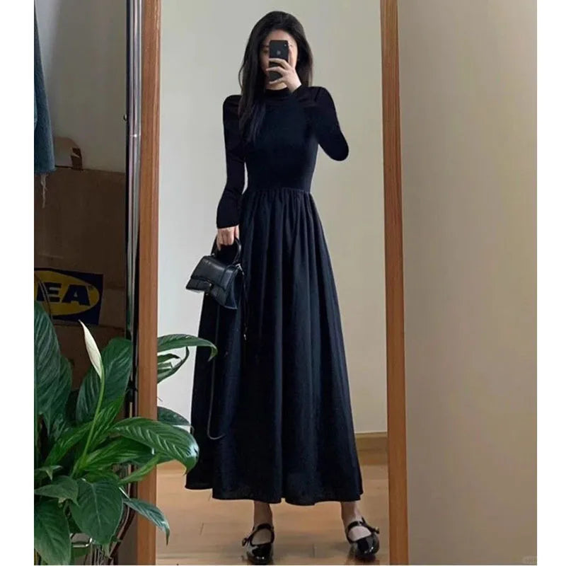 French A-Line Midi Dress