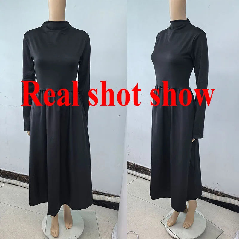 French A-Line Midi Dress