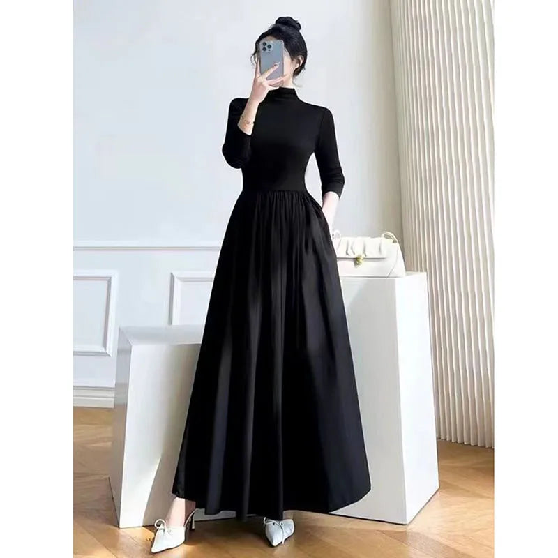 French A-Line Midi Dress