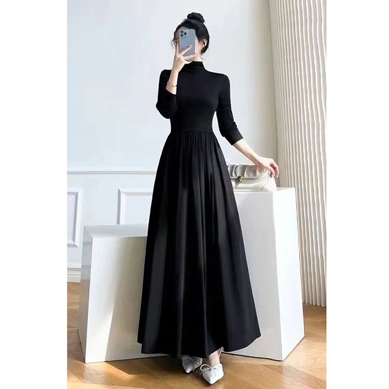 French A-Line Midi Dress