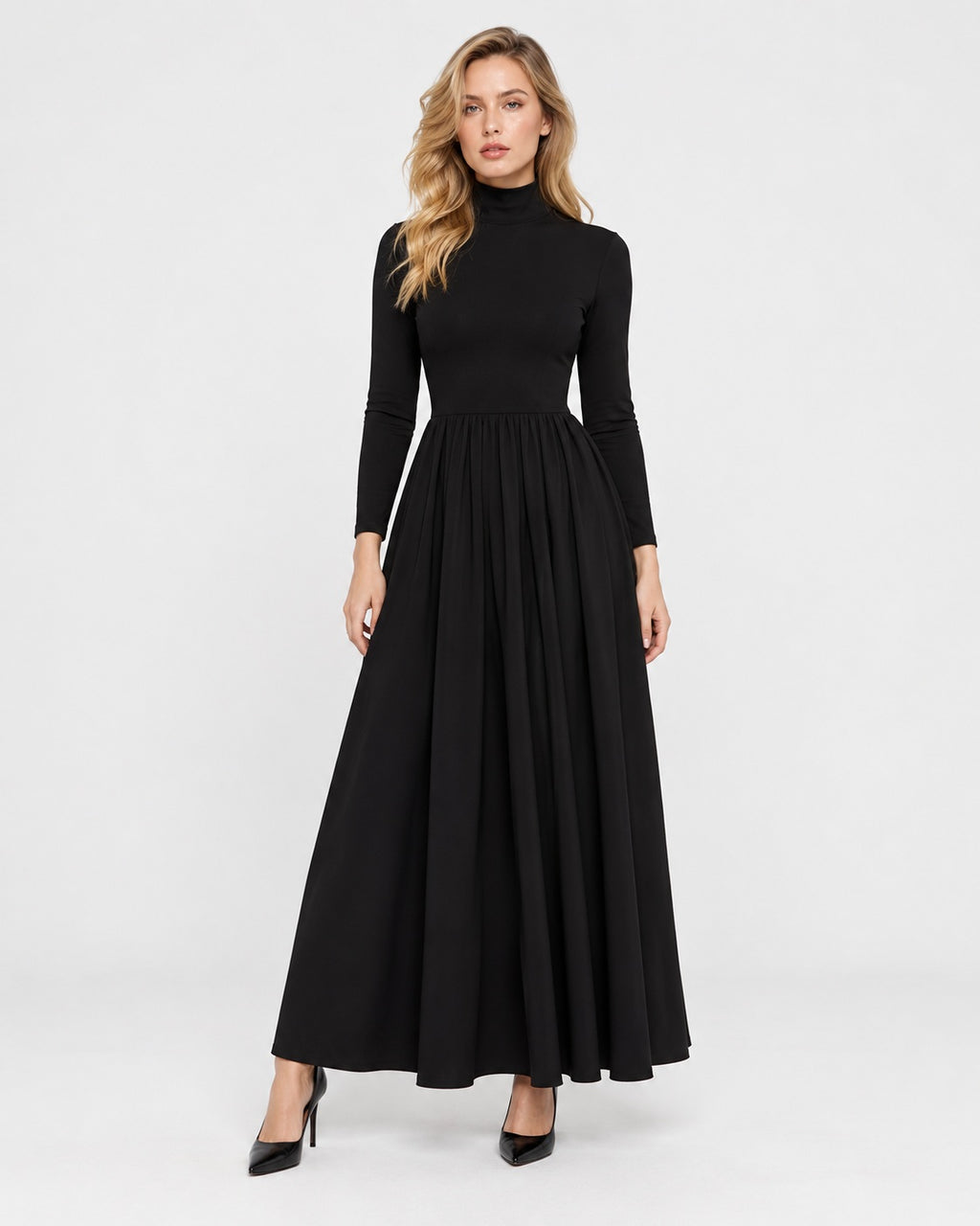 French A-Line Midi Dress